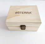 25 Slots Wooden Storage Box Essential Oil Bottles Container