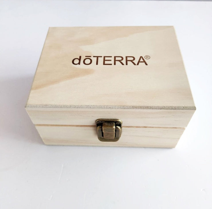 25 Slots Wooden Storage Box Essential Oil Bottles Container