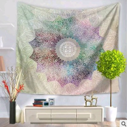 Mandala flower wall hanging beach blanket decoration tapestry