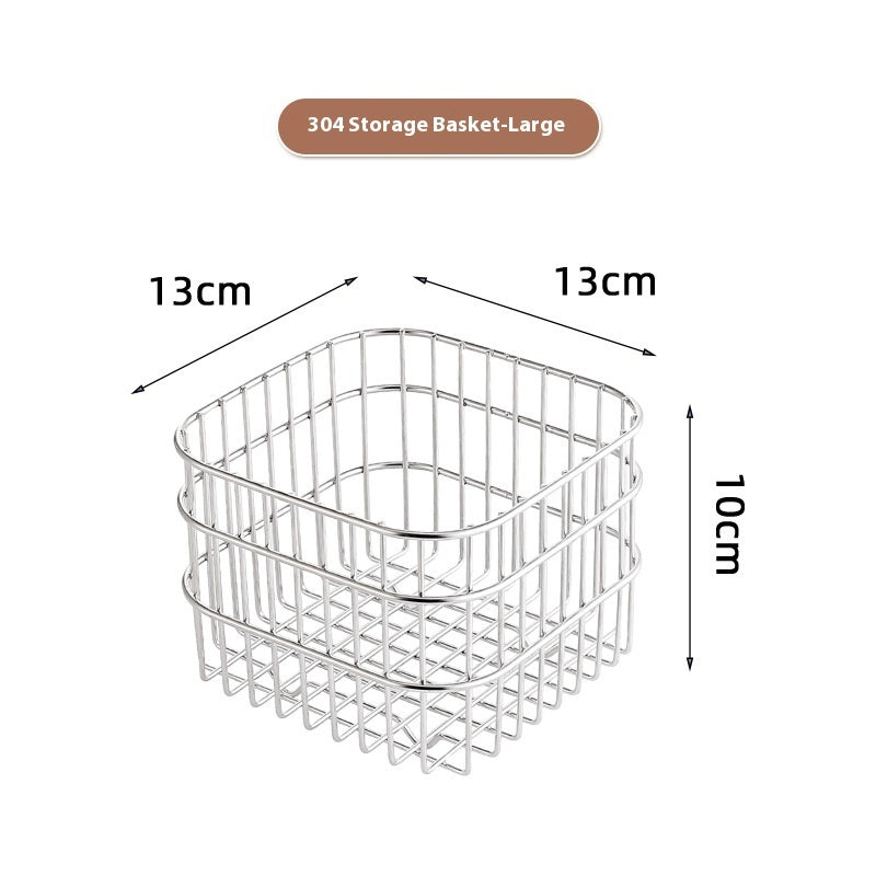 Kitchen Storage Rack Draining Basket Household
