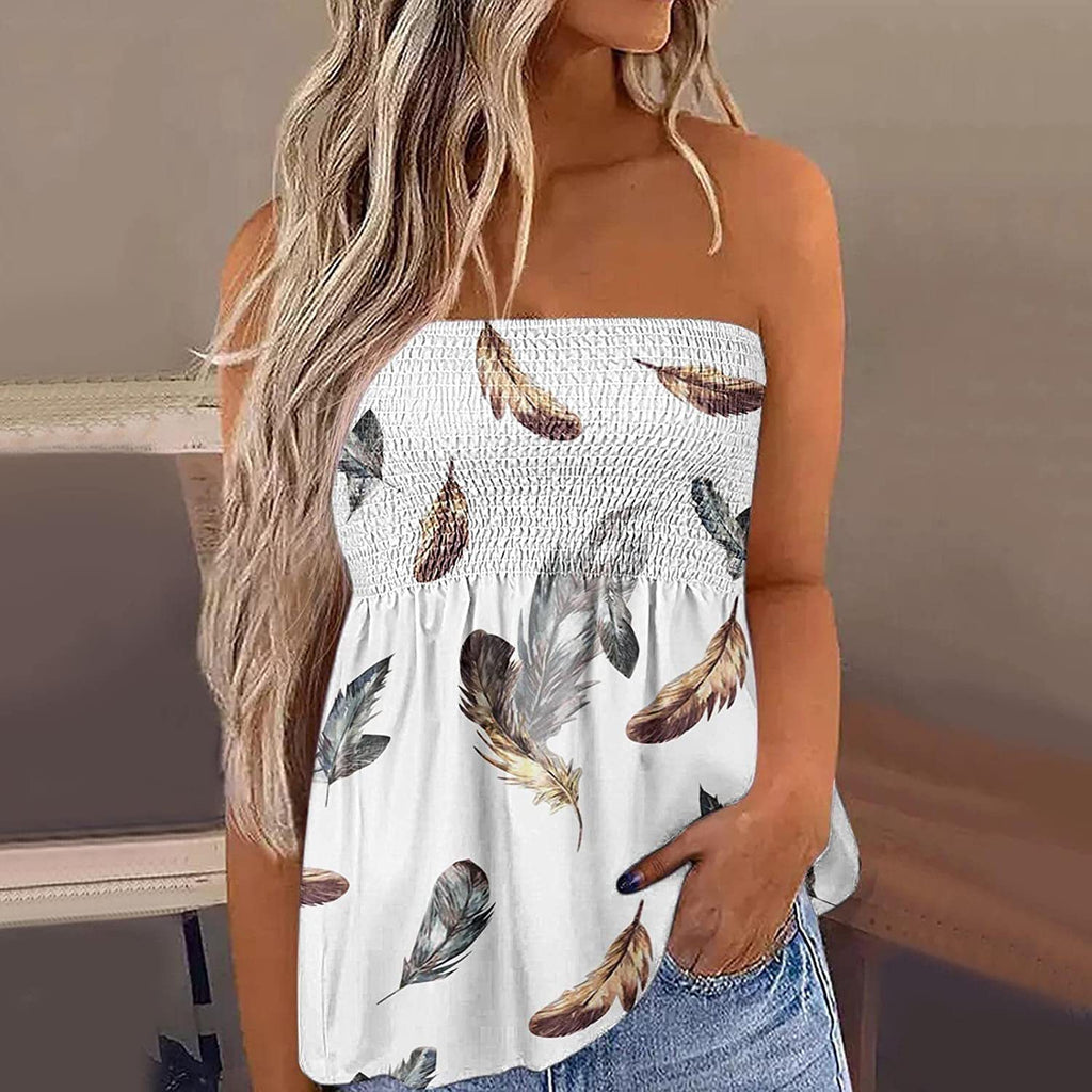 Sexy Fashion Off-the-shoulder Short Tube Top For Women