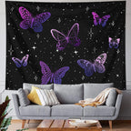 Fantasy Eyes Character Science Mathematics Blackboard Formula Tapestry