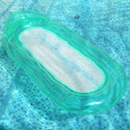 Water Foldable Transparent Wave Recliner Floating Bed