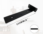 One-word Support Frame Load-bearing Thickened Shelf Wall Shelf