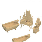 Modèle d'ornements en bois pour meubles pour puzzle