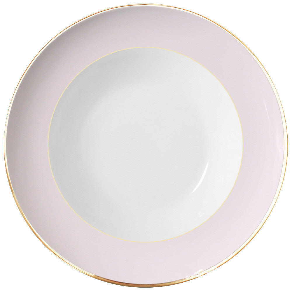 Modern Simple Bone China Dinner Plate