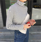 Women's Long-sleeved Hong Kong Style All-matching Top
