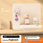 Desktop Wire-wrap Board Storage Rack Iron Home Office Study Desk