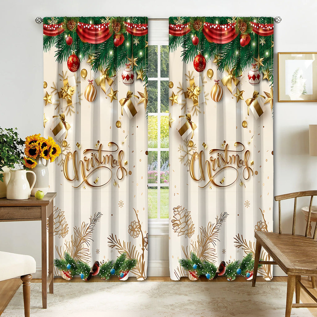 Digital Printed Christmas Curtains