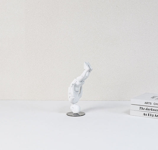 Nouveau Sculpture d'ornement de garçon inversé minimaliste moderne,