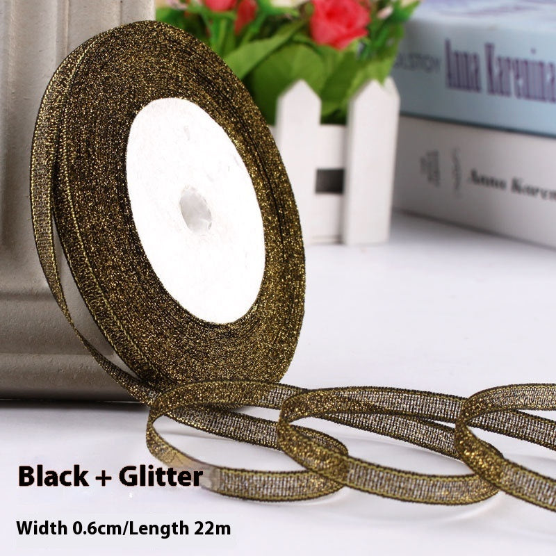 Colored Bands Gift Packaging Bow Ribbon