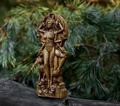 Resin Greek Goddess Statue Pagan Altar Garden Sculpture