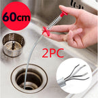 60CM Sewer Dredger Spring Pipe Dredging Tool Household Hair Cleaner Drain Clog Remover Cleaning Tools Household For Kitchen Sink Kitchen Gadgets - Grand Goldman