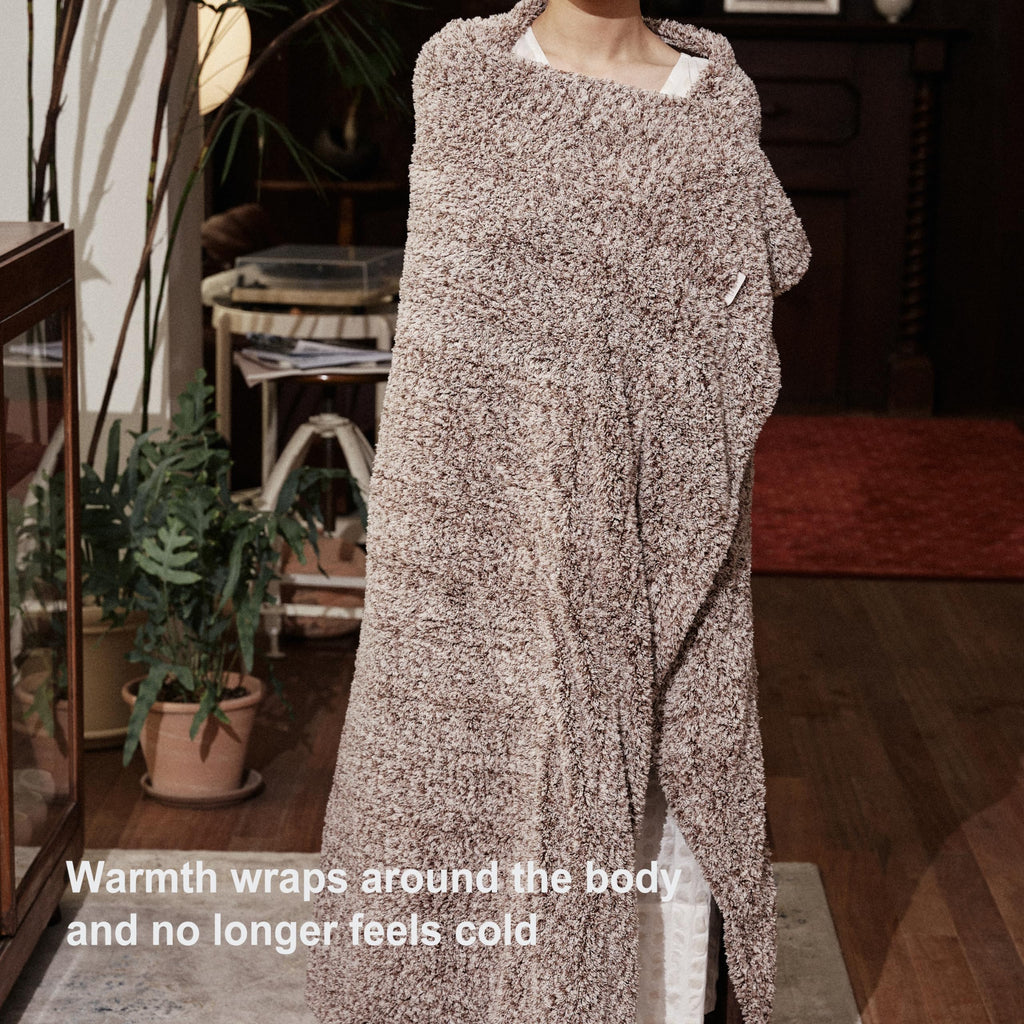 Opvarmet tæppe 50" x 60" - Opvarmet tæppe med 5 varmeniveauer og 3 timers automatisk slukning, maskinvaskbar, ETL &amp; FCC-certificering, overvarmebeskyttelse (Racoon) 