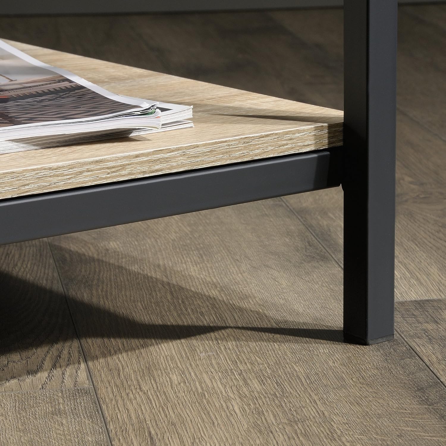 Sauder North Avenue Side Table, Charter Oak finish
