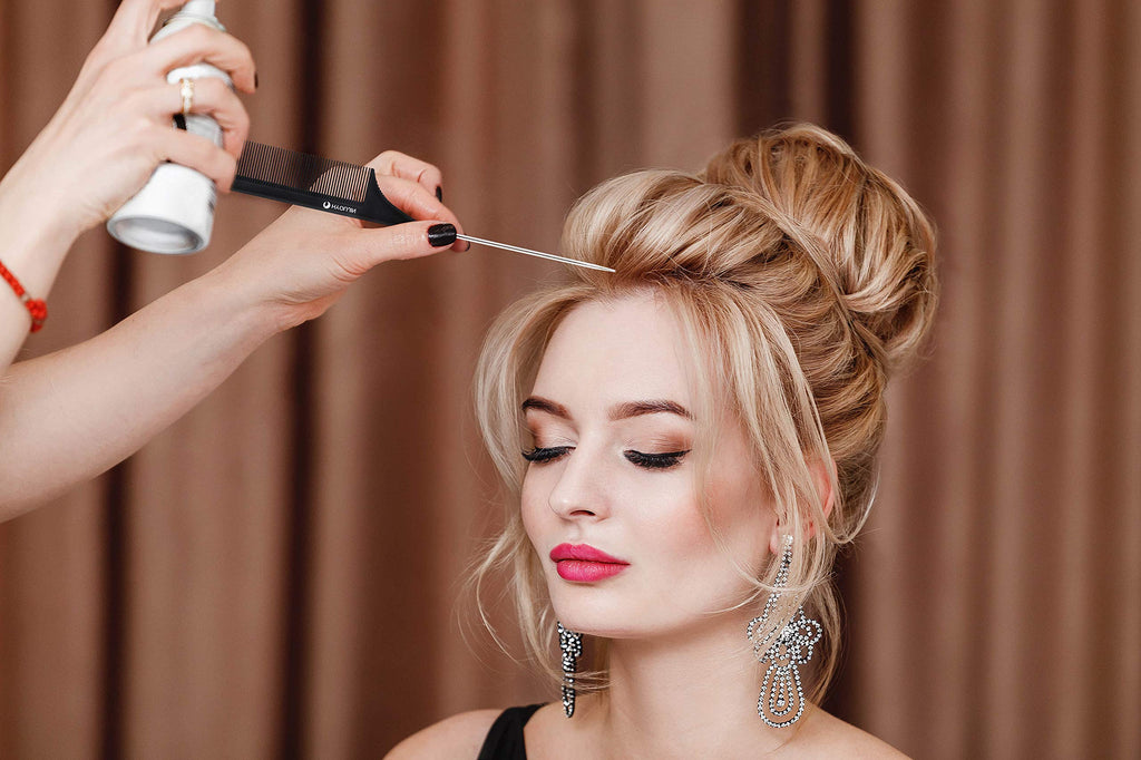 HYOUJIN Carbon Hair Rat Tail Combs Parting Rattail Combs Teasing Fine Tooth Comb Metal Hair Pick Detangling Combs for Women for Curly Hair Black