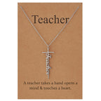 Lcherry Faith Cross Pendant Necklace for Women Religious Christian Jewelry Mother's Day Gifts for Women