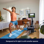 Hydrow Wave wioślarz z 16-calowym ekranem dotykowym HD i głośnikami - przechowywany w pozycji pionowej | Treningi domowe na żywo, wymagana subskrypcja