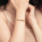 Cadeaux Drôles pour Amie Bracelets en Code Morse pour Femmes Bijoux Inspirants avec Message Caché Cadeaux d'Anniversaire de Noël pour Elle Meilleure Amie Sœur Bracelets Ajustables à Perles Enveloppants Beau Bracelet