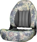Tempress ProBax Orthopedic Folding High Back Boat Seat (Black/Charcoal/Carbon)