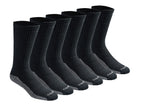 Dickies Men's Dri-Tech Original Moisture Control Crew Socks, Available in M-XXL (6, 12, 18 Pairs)