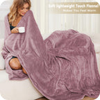 Elektrisch verwarmd deken 72" x 84" volledige maat flanellen stof met 4 verwarmingsniveaus & 10 uur automatische uitschakeling, ademend warm en wasbaar voor zacht en bed - lichtgrijs