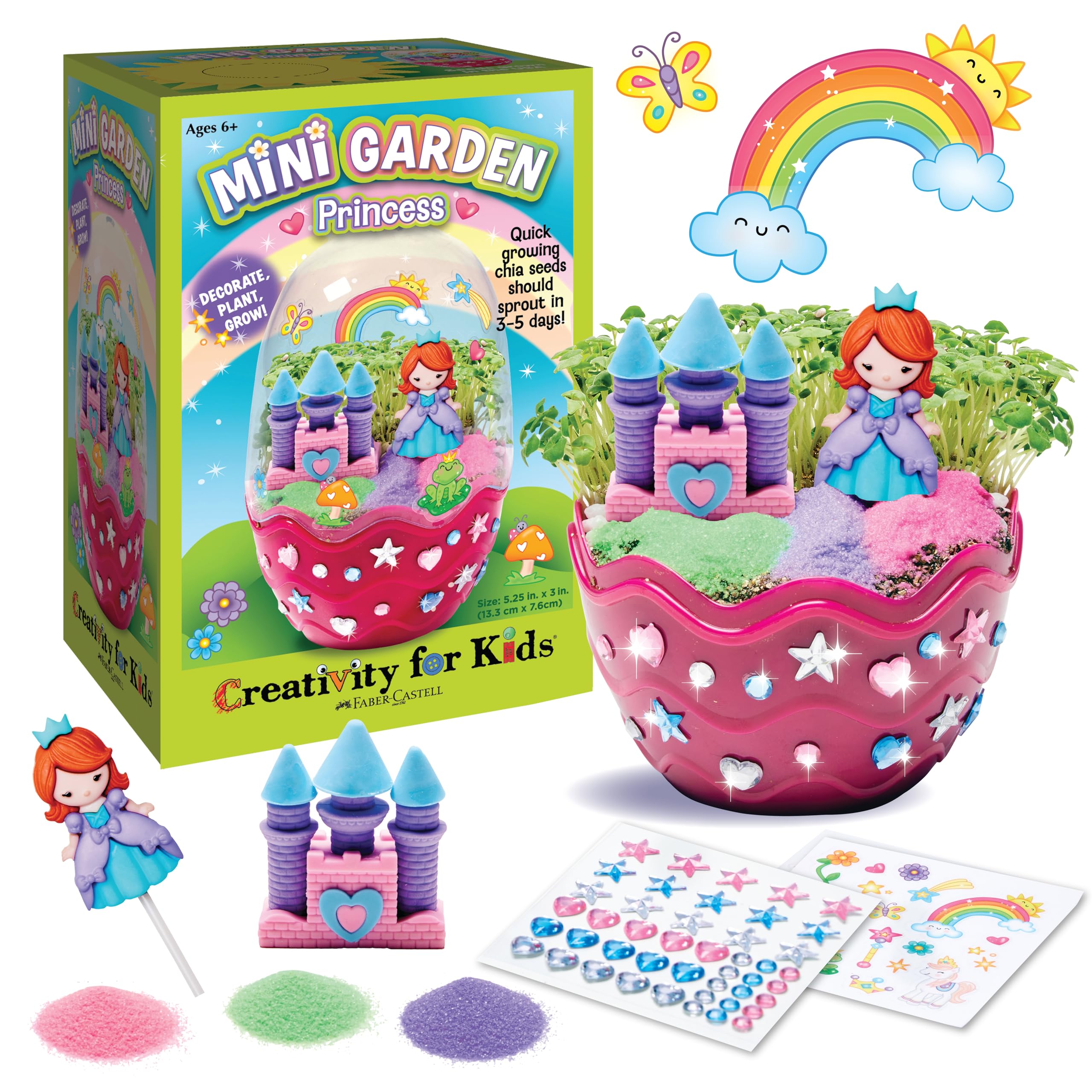 Creativity for Kids Mini Garden: Axolotl Terrarium - STEM Science Kit for Kids, Axolotl Arts and Crafts, Gifts Easter Basket Stuffers and DIY Girls Toys (Age 6+)