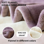 JET'S HOME Heated Blanket 50"x60" - ETL Certified Flannel Electric Blanket Throw Machine Washable Heating Blanket with 5 Heating Levels 3 Hours Auto-Off Warm Blanket Gift for Christmas (Blue)