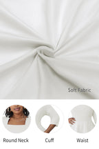 Runwind Plus Size Dresses for Curvy Women Midi Church Sheath Peplum 3/4 Sleeve Work Office Business Bodycon Pencil Dress White 2XL