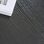 Farmhouse Coffee Table for Living Room, Wood Square Coffee Tables, 31.5" W x 31.5" D, Black