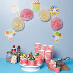 TYPTOP Ice Cream Cups - 100 Pack Ice Cream Sundae Cups, Frozen Yogurt Dessert Cups