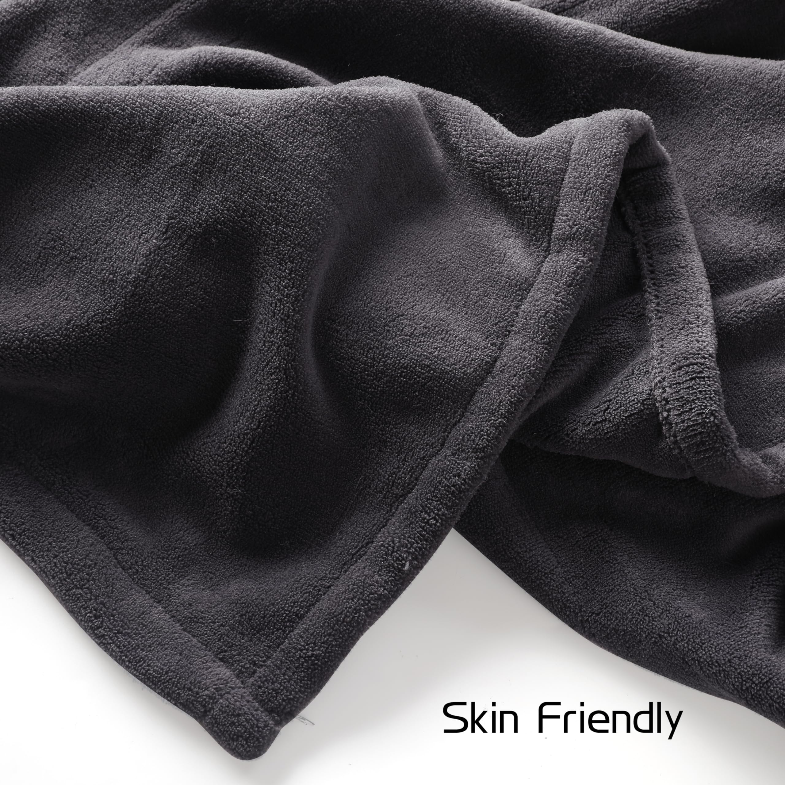 Coperta Elettrica Riscaldata 72"x84" Taglia Completa, Morbido Pile di Corallo con 4 Livelli di Riscaldamento e Spegnimento Automatico dopo 10 Ore, Lavabile in Lavatrice, Tessuto Morbido e Accogliente per la Casa, Grigio Scuro