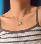 Pwiuor 14k Gold Ballon A Initial Anhänger Halskette Blasenbuchstaben Namenskette Zarte Zirkonia Alphabet Halskette Geburtstagsgeschenke für Frauen