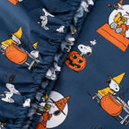 Zestaw pościeli Berkshire Blanket Peanuts® dla dzieci, rozmiar pełny - 4 części, Peanuts® mini pozy i łapy szare, urocze postacie Snoopy nadrukowane na miękkich mikrofibrowych prześcieradłach