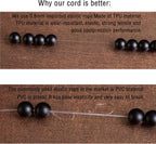 Hamoery Men Women 8mm Natural Stone Lava Rock Diffuser Bracelet Elastic Yoga Agate Beads Bracelet Bangle