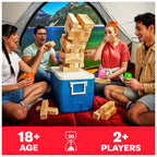 スピンマスターゲームズ、ハッピーアワータワー、巨大ジャンブリング木製ブロック、大学ゲーム、バチェロレッテパーティー、ハウスパーティー、18歳以上向け