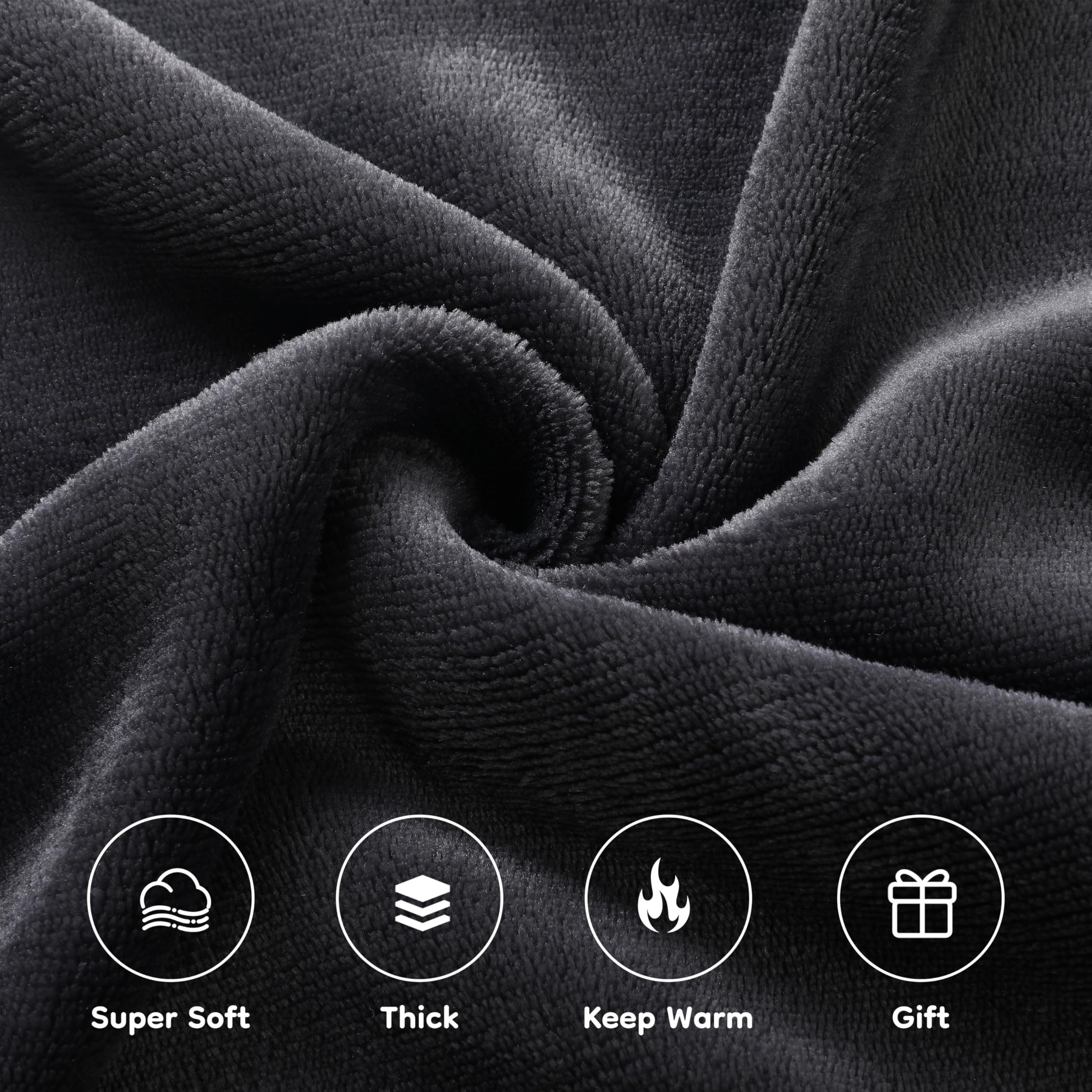 Elektrisch verwarmd deken 72" x 84" volledige maat flanellen stof met 4 verwarmingsniveaus & 10 uur automatische uitschakeling, ademend warm en wasbaar voor zacht en bed - lichtgrijs