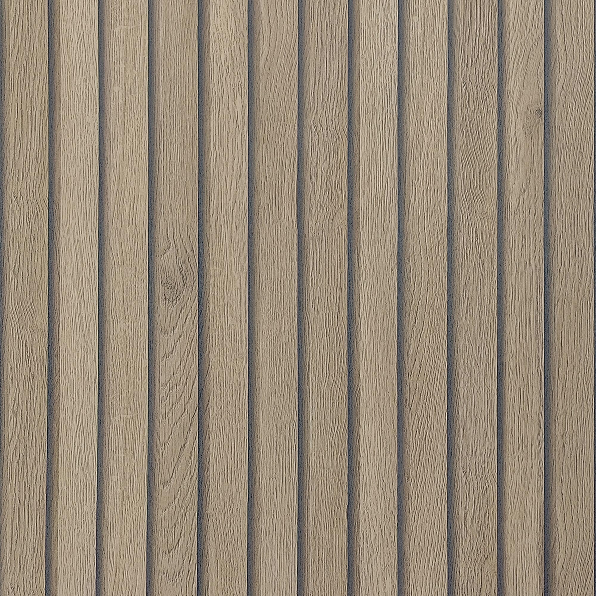 JSEVEM 16"×118" 3D Ekstra Kalın 3D Açık Kahverengi Gri Şeritli Ahşap Duvar Kağıdı Yapıştır ve Çıkar Su Geçirmez Gri Şerit Ahşap Teması Kontak Kağıdı Vinil Yapışkan Ahşap Çıkartma Tezgahlar Mutfak Duvarları için