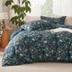 06 - Navy Blue Floral (No Comforter)