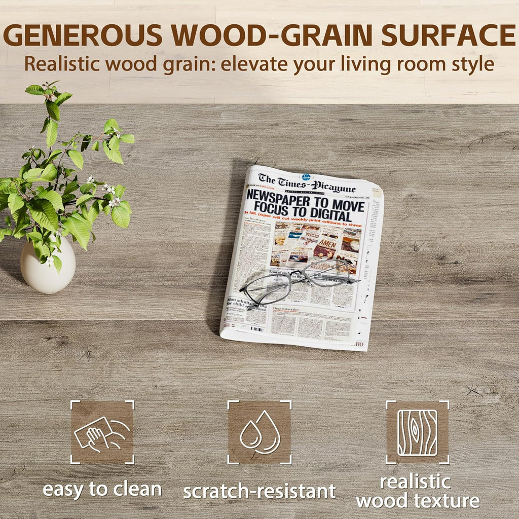 JUMMICO Square Coffee Table with Dual Storage Compartments, Modern Wood Cocktail Table for Living Room, Farmhouse Lounge & Office Reception (Gray & White)