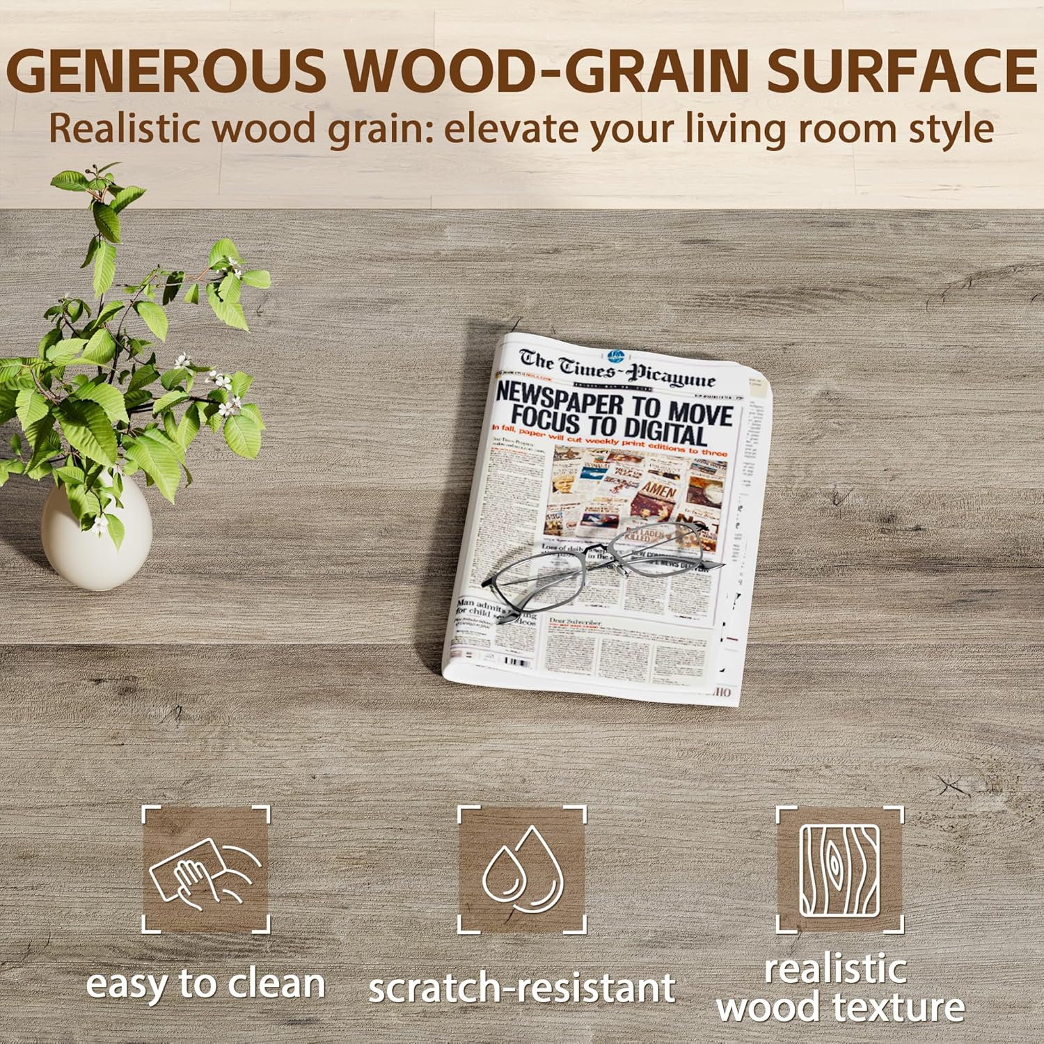 JUMMICO Square Coffee Table with Dual Storage Compartments, Modern Wood Cocktail Table for Living Room, Farmhouse Lounge & Office Reception (Gray & White)