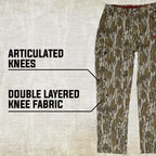 Mossy Oak Camo Lightweight Hunting Pants for Men Camouflage Clothing, Large, Bottomland