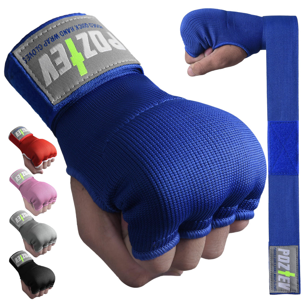 Boxing Hand Wraps for Men & Women - Boxing Quick Wraps Inner Gloves Kickboxing Handwraps for Boxing Gloves Gear Knuckle Support Elastic Wrist Straps for Training MMA Shadowboxing Muay Thai