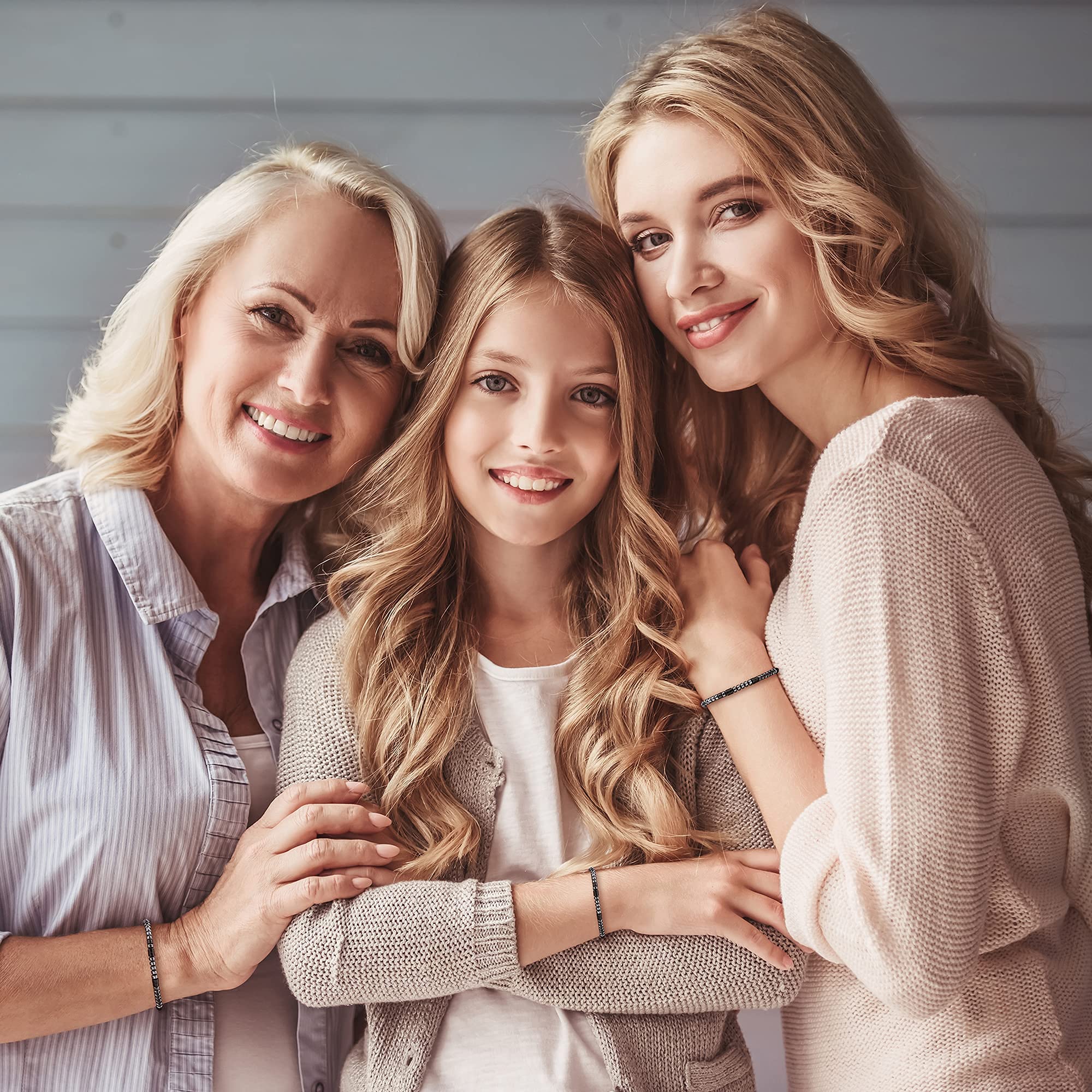 JoycuFF Bracelet pour hommes Cadeaux pour petit ami Je t'aime Bracelets en code Morse pour femmes hommes Fête des mères Cadeaux d'anniversaire uniques Bijoux Bracelet en cordon avec perles d'hématite noire Cadeau pour femmes