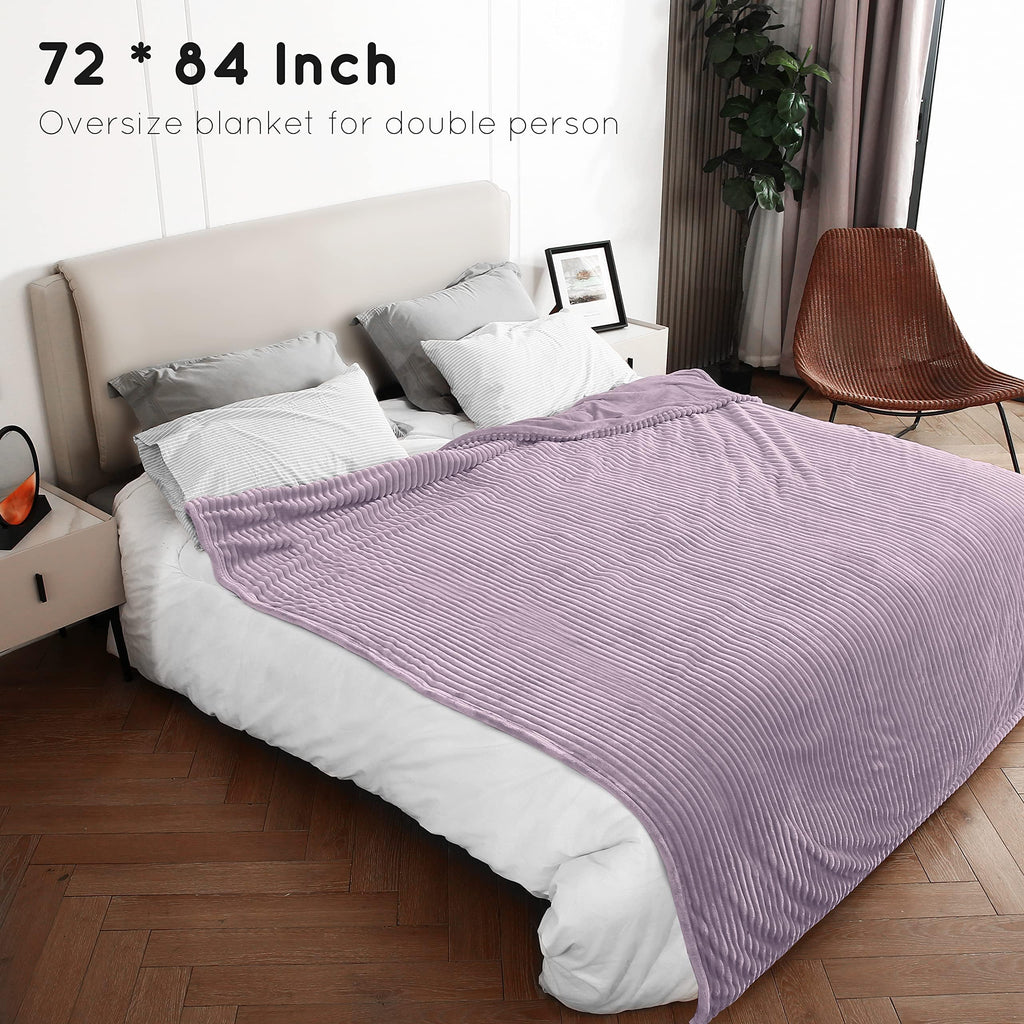 Couverture chauffante électrique DUODUO 72"x84" en polaire corail chaude avec 4 réglages de chaleur et arrêt automatique de 10 heures Protection contre la surchauffe - Gris 