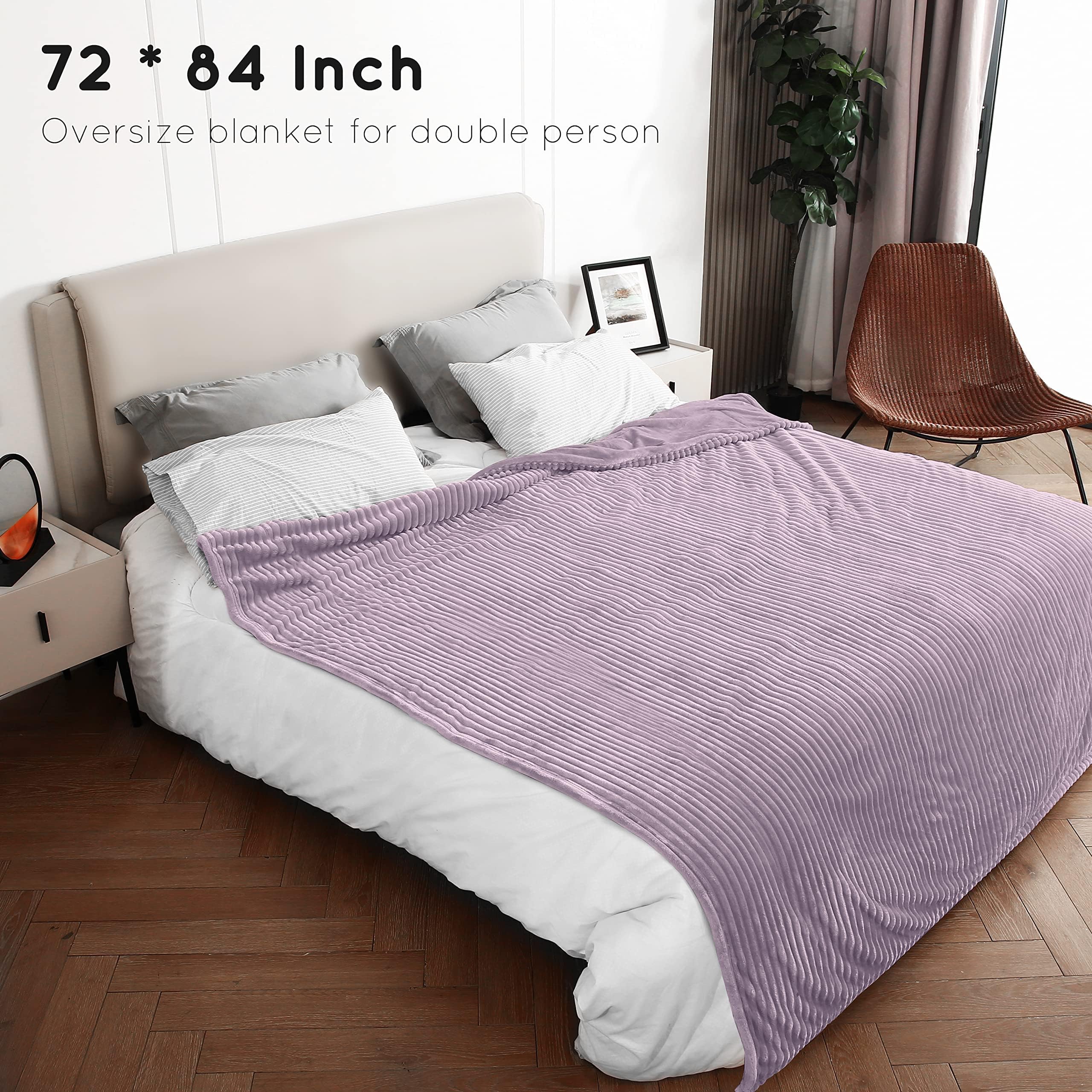 Couverture chauffante électrique DUODUO 72"x84" en polaire corail chaude avec 4 réglages de chaleur et arrêt automatique de 10 heures Protection contre la surchauffe - Gris 