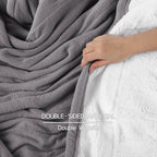 Coperta Elettrica Riscaldata 72"x84" Taglia Completa, Morbido Pile di Corallo con 4 Livelli di Riscaldamento e Spegnimento Automatico dopo 10 Ore, Lavabile in Lavatrice, Tessuto Morbido e Accogliente per la Casa, Grigio Scuro