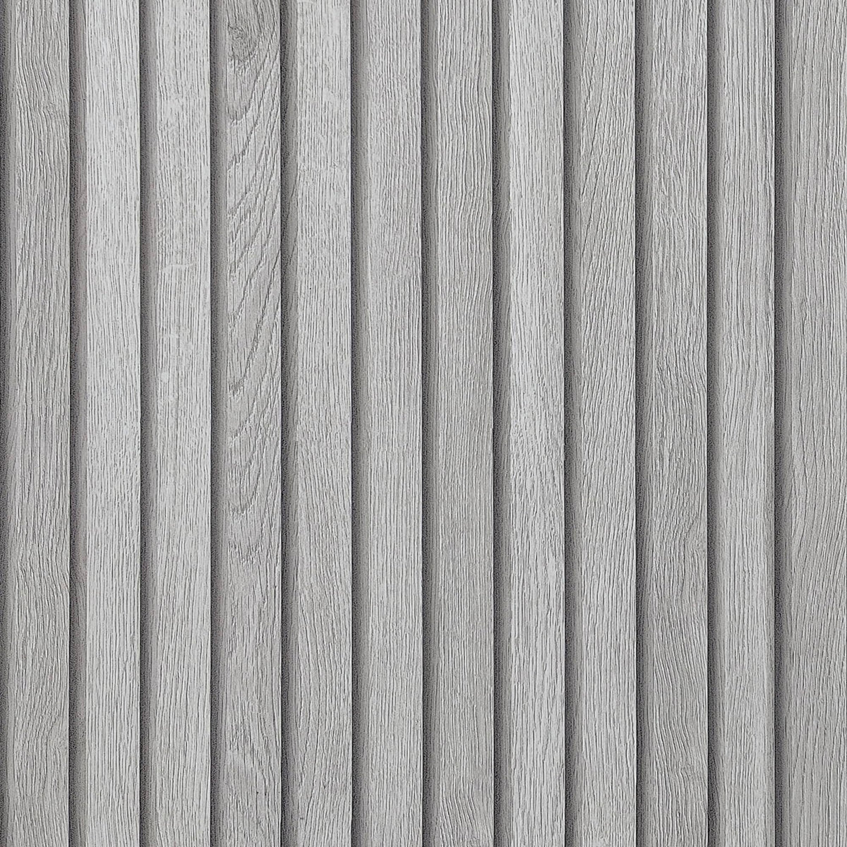 JSEVEM 16"×118" 3D Cream White Grey Slats Striped Wood Wallpaper Peel and Stick Waterproof Gray Slat Stripe Wood Contact Paper Vinyl Self Adhesive Wood Stickers for Walls Cabinets Kitchen Countertops