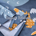 ست ملحفه کودکان یونیکورن صورتی JSD، سایز تویین، ۳ تکه، ملحفه‌های رختخواب میکروفایبر چاپ شده با طرح رنگین کمان برای دختران، جیب عمیق