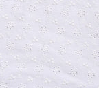 Pinup Fashion White Plus Size Dress Women Summer Eyelet Graduation Casual Short Puff Sleeve A Line Baby Doll Cute Mini Dresses